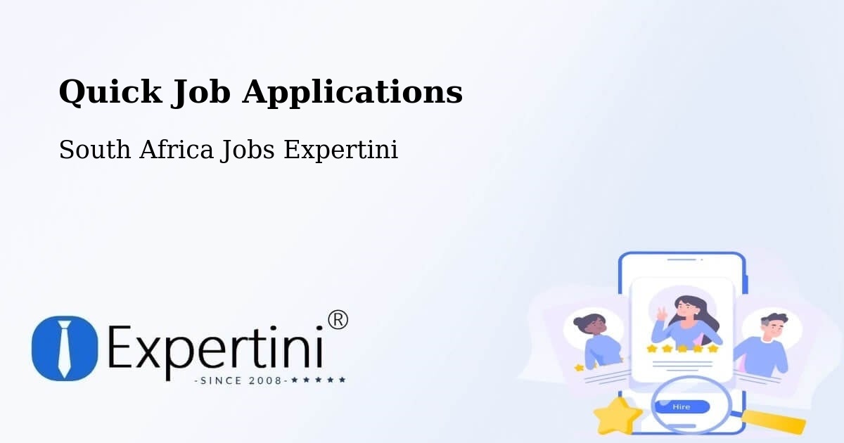 Quick Job Applications - South Africa Jobs Expertini